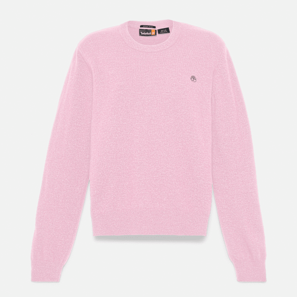 Timberland - Merino Crewneck Jumper for Women in Pink