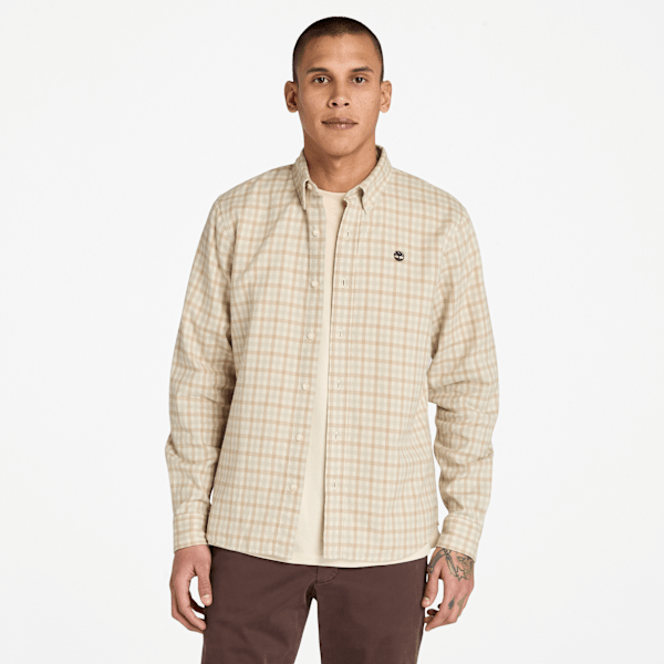 Timberland - Solucell Air Gingham Overhemd voor heren in beige