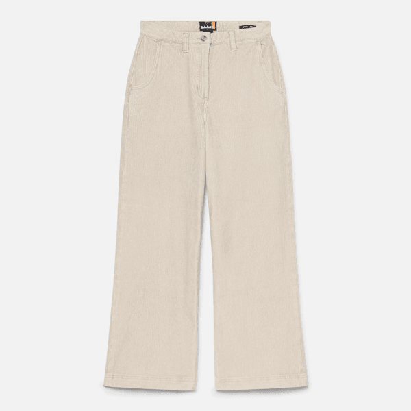 Timberland - Gewaschene Cordhose mit weitem Bein für Damen in Beige