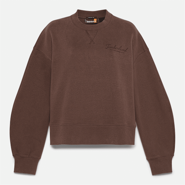Timberland - Lush Comfort Crewneck Sweatshirt for Women in Brown