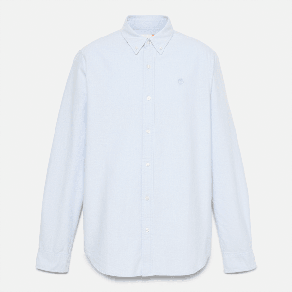 Timberland - Camisa Oxford às Riscas para Homem em azul