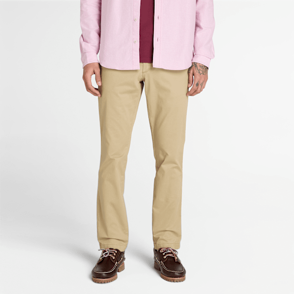 Timberland - Claremont Chinohose aus Twill mit schmalem Bein für Herren in Beige, Herren, Beige, Größe: 32