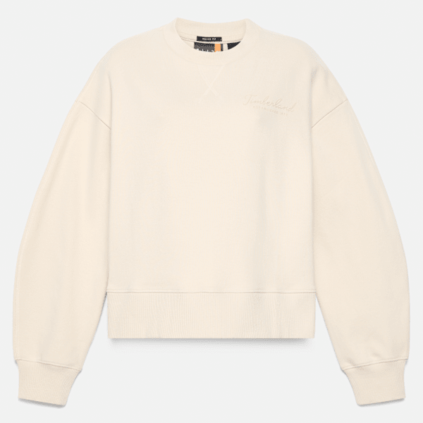 Timberland - Lush Comfort Crewneck Sweatshirt for Women in Beige