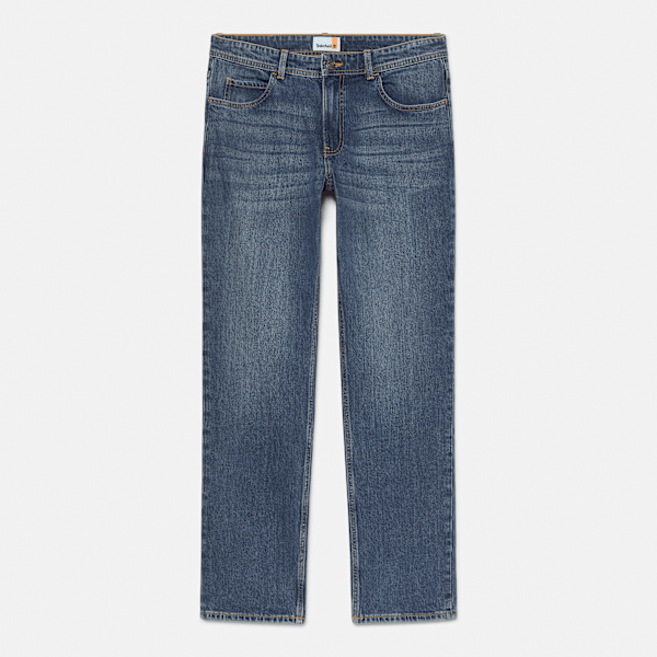 Timberland Sandown Straight Denim Trouser For Men In Blue Size 31