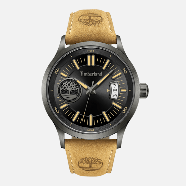 Timberland Leather Strap Watch For Men No Color