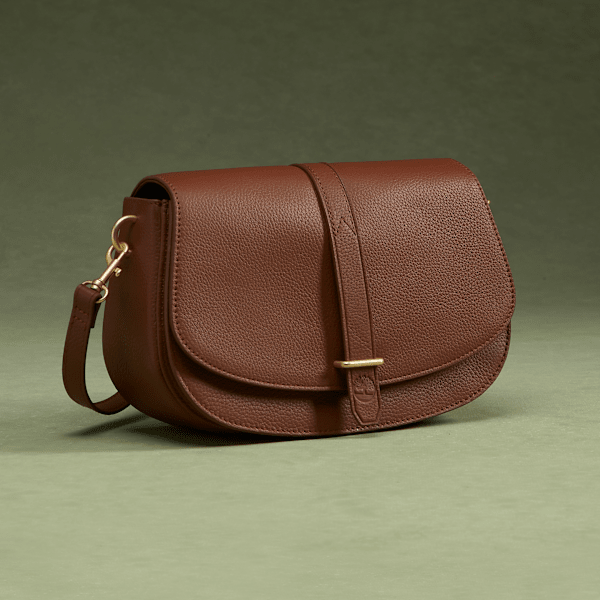 Timberland - Tuckerman Leren Crossbodytas met flap in donkerbruin