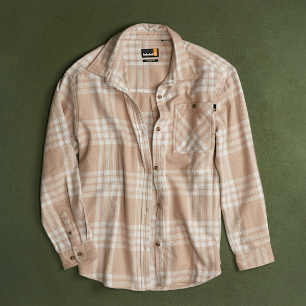Timberland - Midweight Flannel Pocket Shirt for Women in Beige
