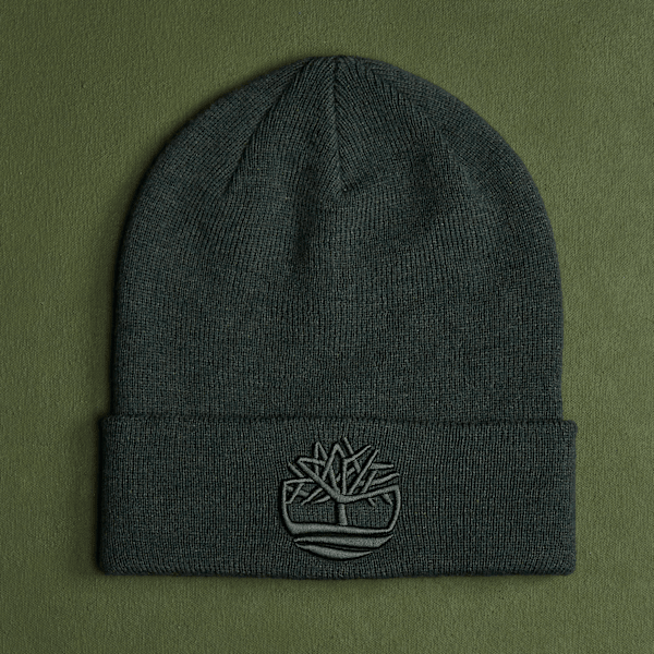 Timberland - Beanie met 3D-borduursel in Zwart