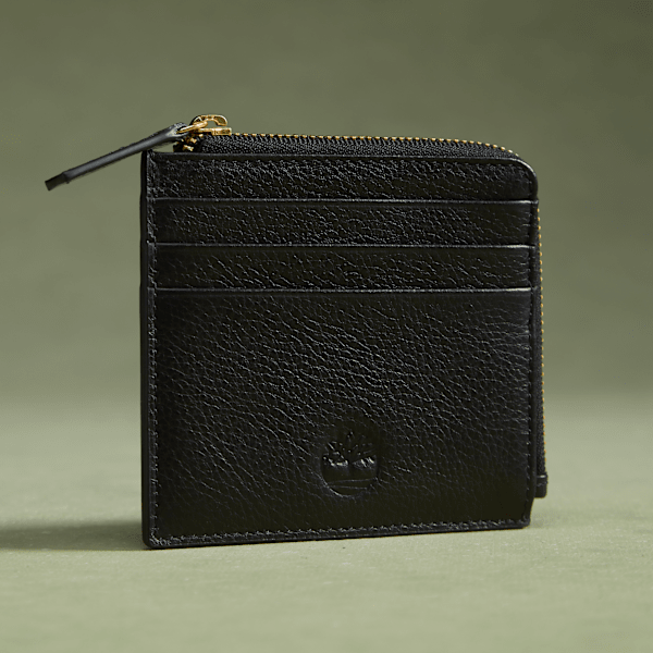 Timberland - Timberland Tuckerman Leather Card Holder for Women in Black
