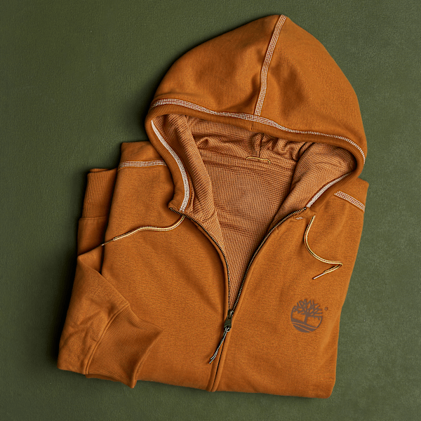 Timberland - Timberland 10061 Hoodie met volledige rits voor heren in geel