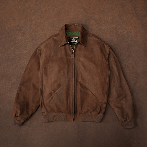 Timberland - Bomber in Pelle Re-Issue in Edizione Limitata in marrone