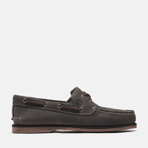Timberland Classic 2-Eye Boat Shoe For Men In Grey Size 6