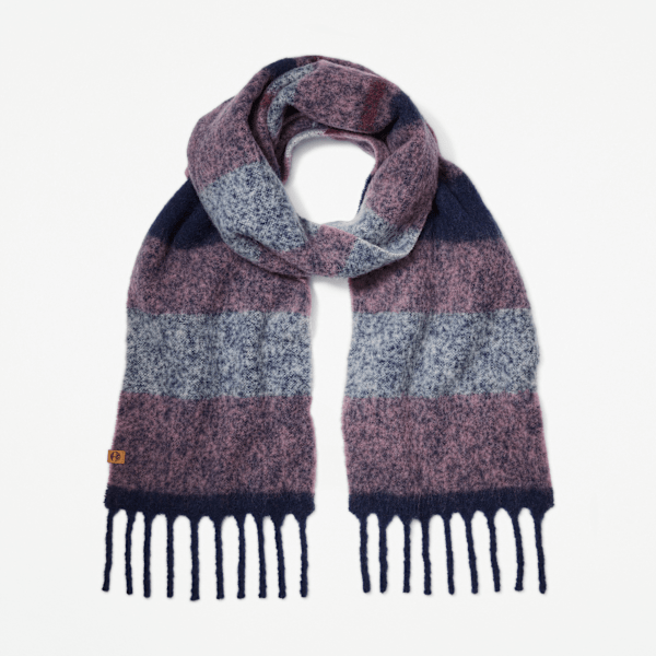 Timberland - Woven Striped Scarf in Pink