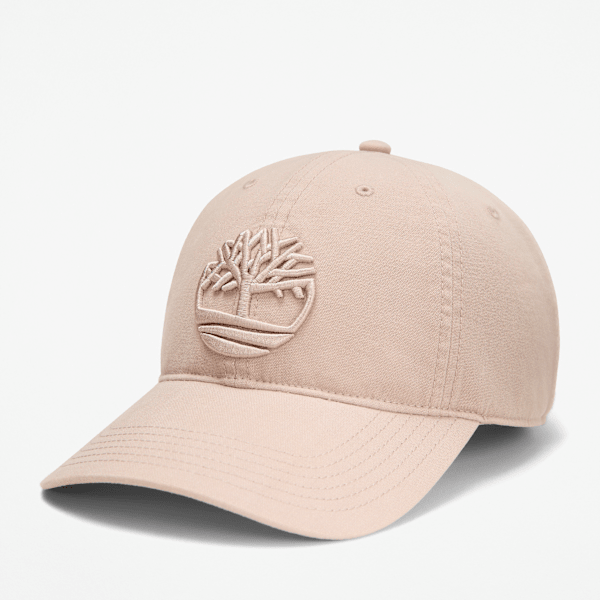 Timberland Soundview Embroidered Baseball Cap In Pink Pink