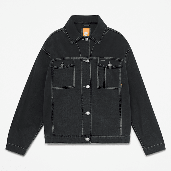 Timberland - Canvas Trucker Jacket for Women in Black