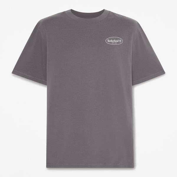 Timberland - Gas Station Graphic T-Shirt for Men in Dark Grey