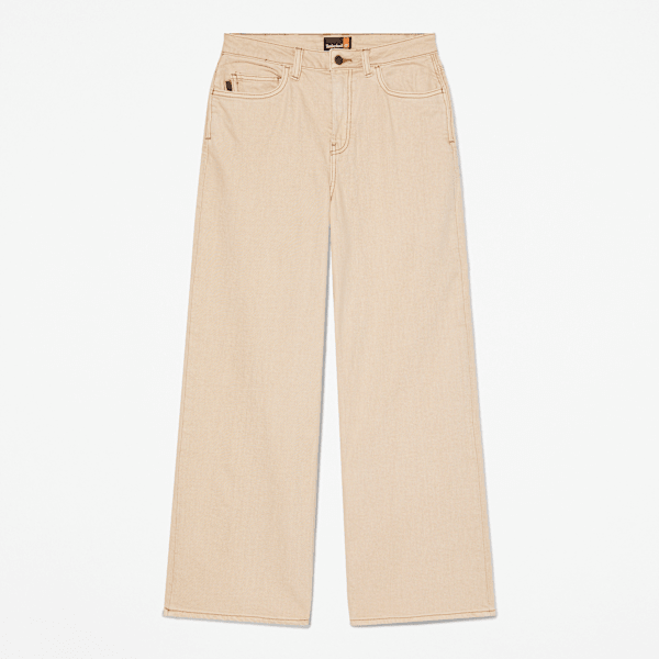 Timberland - Denim Wide Leg Trouser for Women in Beige