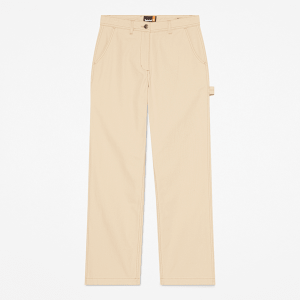 Timberland - Canvas Straight Trouser for Women in Beige