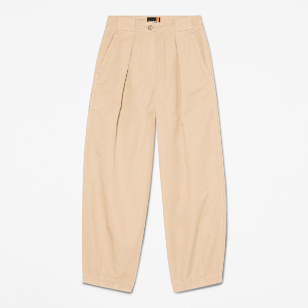 Timberland - Utility Cotton Linen Trouser for Women in Beige