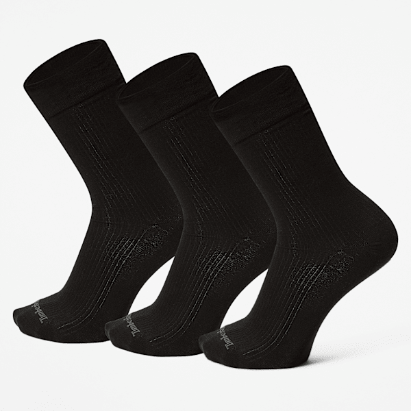 Timberland - Chesapeake Crew Sock (3-Pack) in Black
