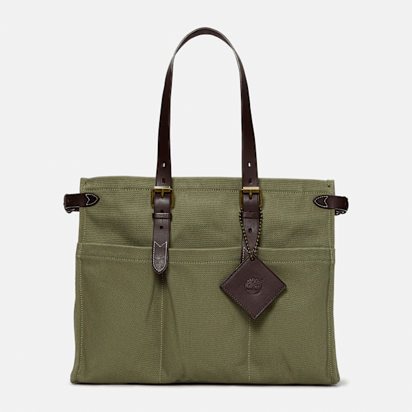 Timberland Cabas Crafted Heritage Tool Pour Femme En Vert Verte