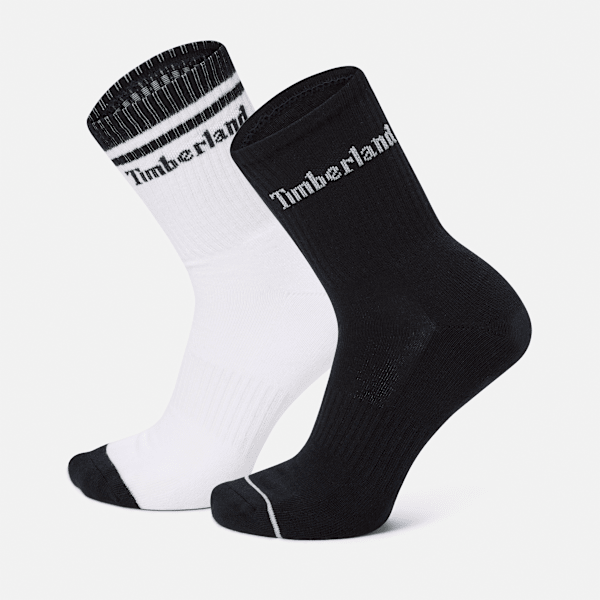Timberland - Boat Shoe 2-Pack Mid Crew Sock in Dark Blue