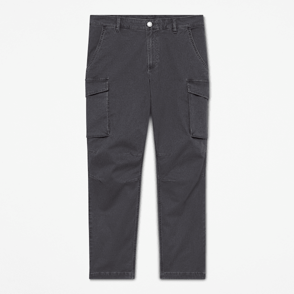 Timberland Garment Dyed Bedford Cargo Trouser For Men In Black Size 31