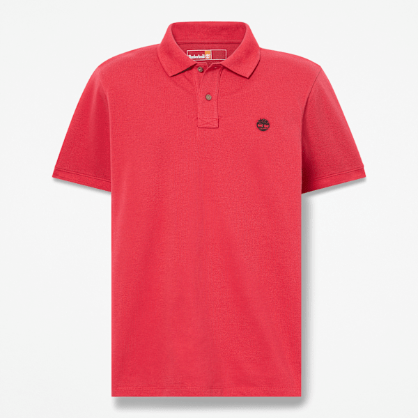 Timberland - Oyster River Kurzarm-Polohemd für Herren in Rot, Herren, Rot, Größe: S