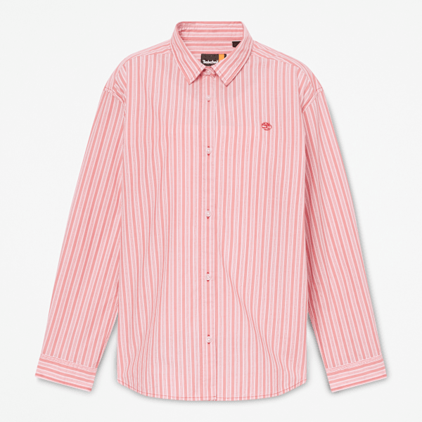 Timberland - Langarmshirt mit mehreren Streifen für Damen in Rot, Damen, Rot, Größe: 3XL