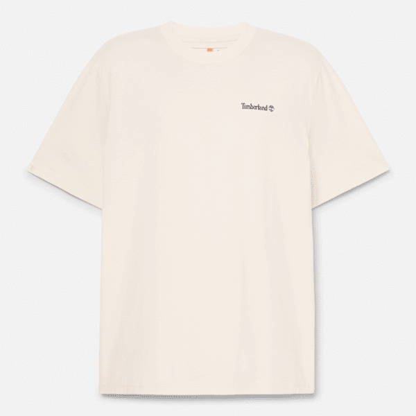 Timberland  Lake House Graphic T-Shirt In White Size Xs