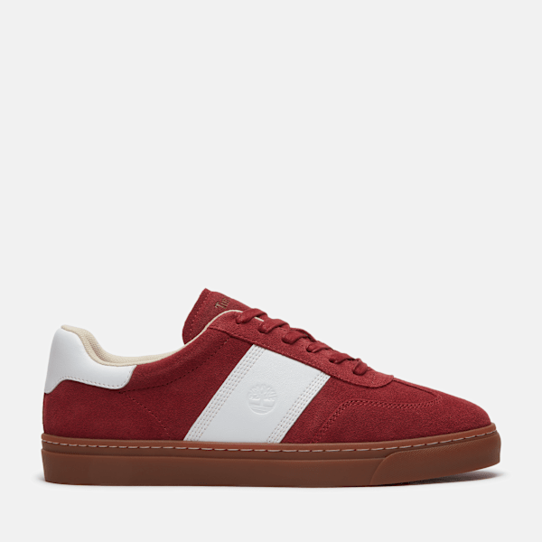 Timberland - All Gender Lisbon Street Trainer in Dark Red/White