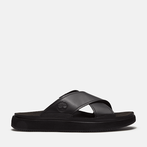 Timberland Casco Cove Slide Sandal For Men In Black Size 8.5