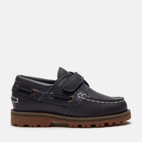 Timberland Authentic Boat Shoe For Toddler In Dark Blue Size 4.5