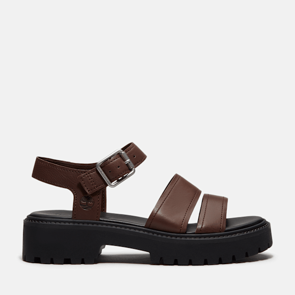 Timberland - Stone Street Platform Backstrap Sandal for Women in Dark Brown