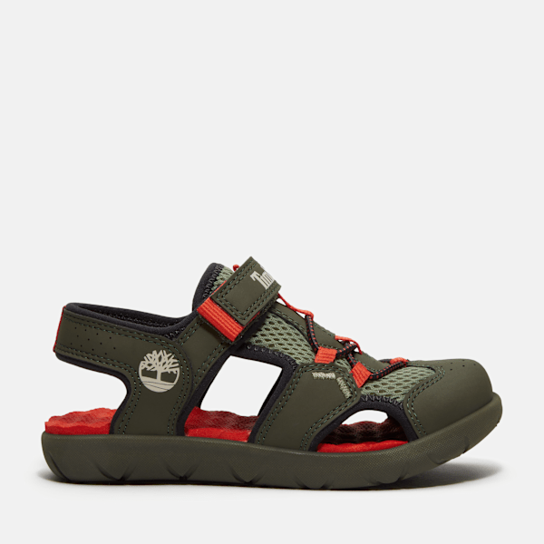 Timberland - Perkins Row Fisherman Sandal for Youth in Dark Green