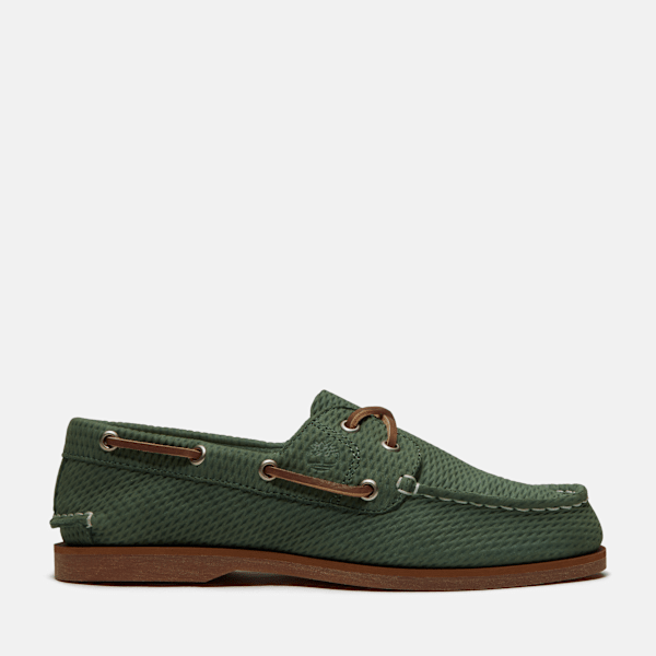 Timberland Classic Boat Shoe For Women In Green Size 7