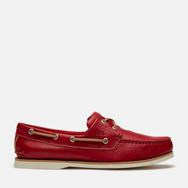 Timberland - Lake House Classic 2-Eye Boat Shoe for Men in Red