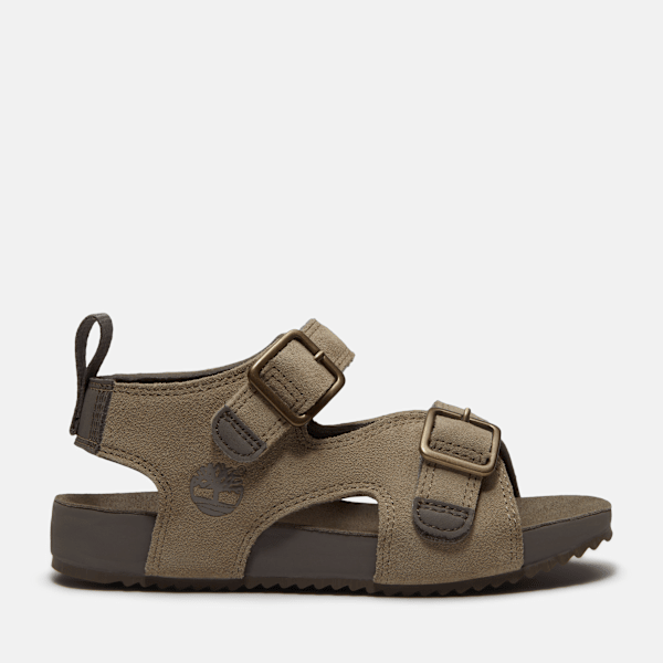 Timberland Castle Island Backstrap Sandal For Junior In Light Beige Size 6.5