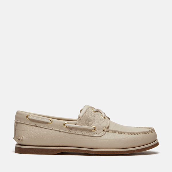 Timberland Classic 2-Eye Boat Shoe For Men In Beige Size 11