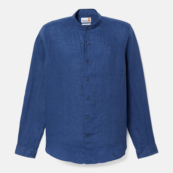 Timberland - Mill Brook Linen Shirt for Men in Dark Blue