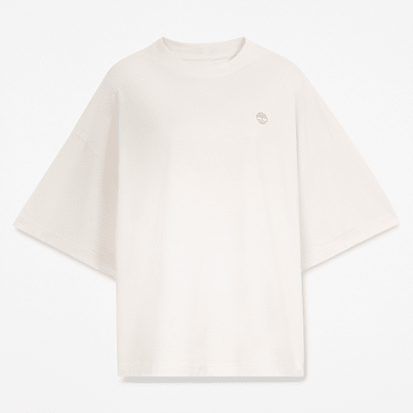 Timberland - Dunstan Oversized Short-Sleeve T-Shirt for Women in White
