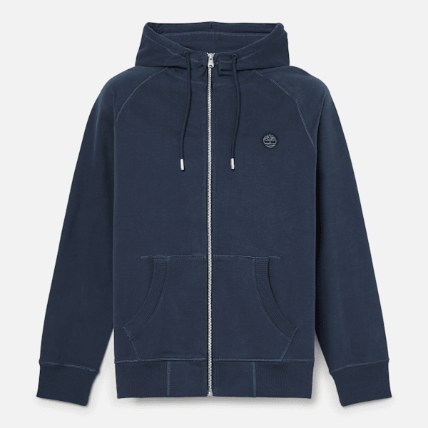 Timberland - Exeter River Full-Zip Hoodie for Men in Dark Blue