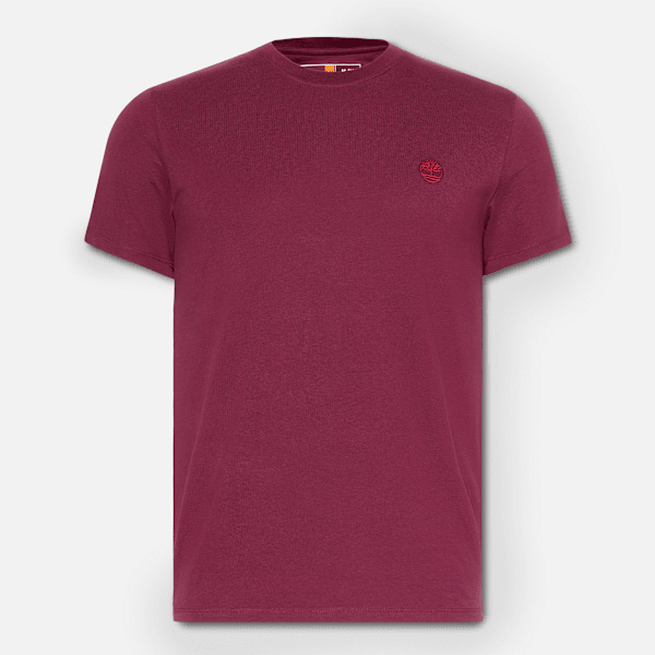 Timberland - Dunstan River Short-Sleeve T-Shirt for Men in Burgundy