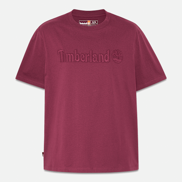 Timberland - Hampton Short-Sleeve T-Shirt for Men in Burgundy