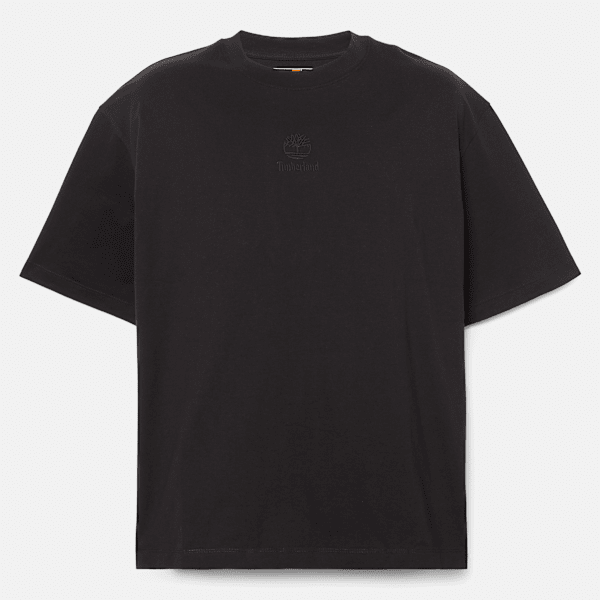 Timberland - Hampton Tonal Stack Logo T-Shirt for Men in Black