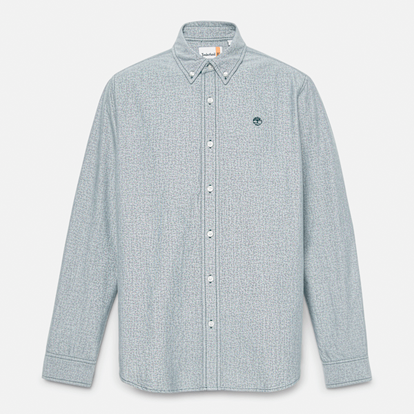 Timberland - Oxford Streifenhemd für Herren in Dunkelgrün