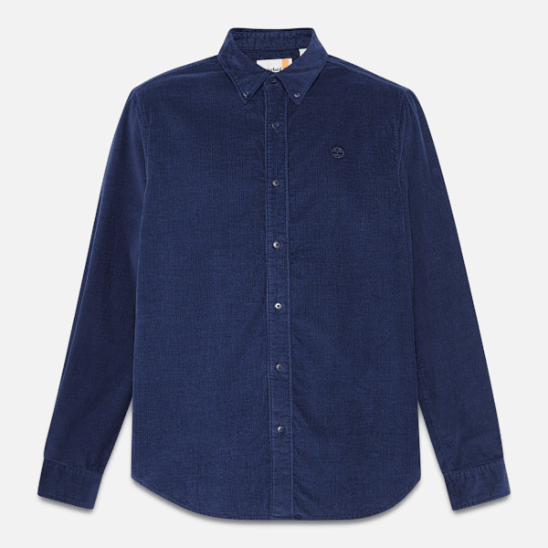 Timberland - Corduroy Shirt for Men in Dark Blue