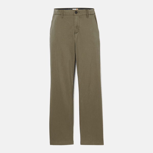 Timberland - Claremont Twill Chino Straight Trouser for Men in Green