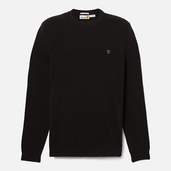 Timberland - Timberland Cohas Brook Merino Crewneck Jumper for Men in Black