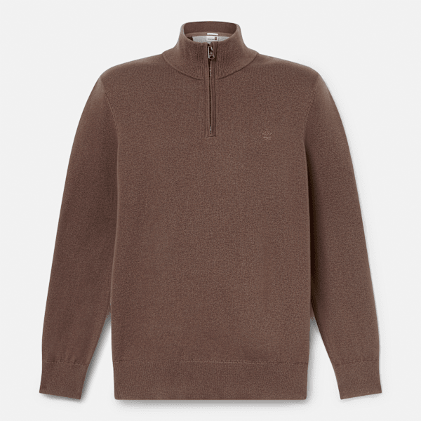 Timberland - Williams River Trui met kwartrits voor heren in bruin